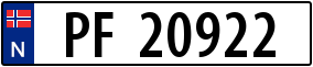 Truck License Plate